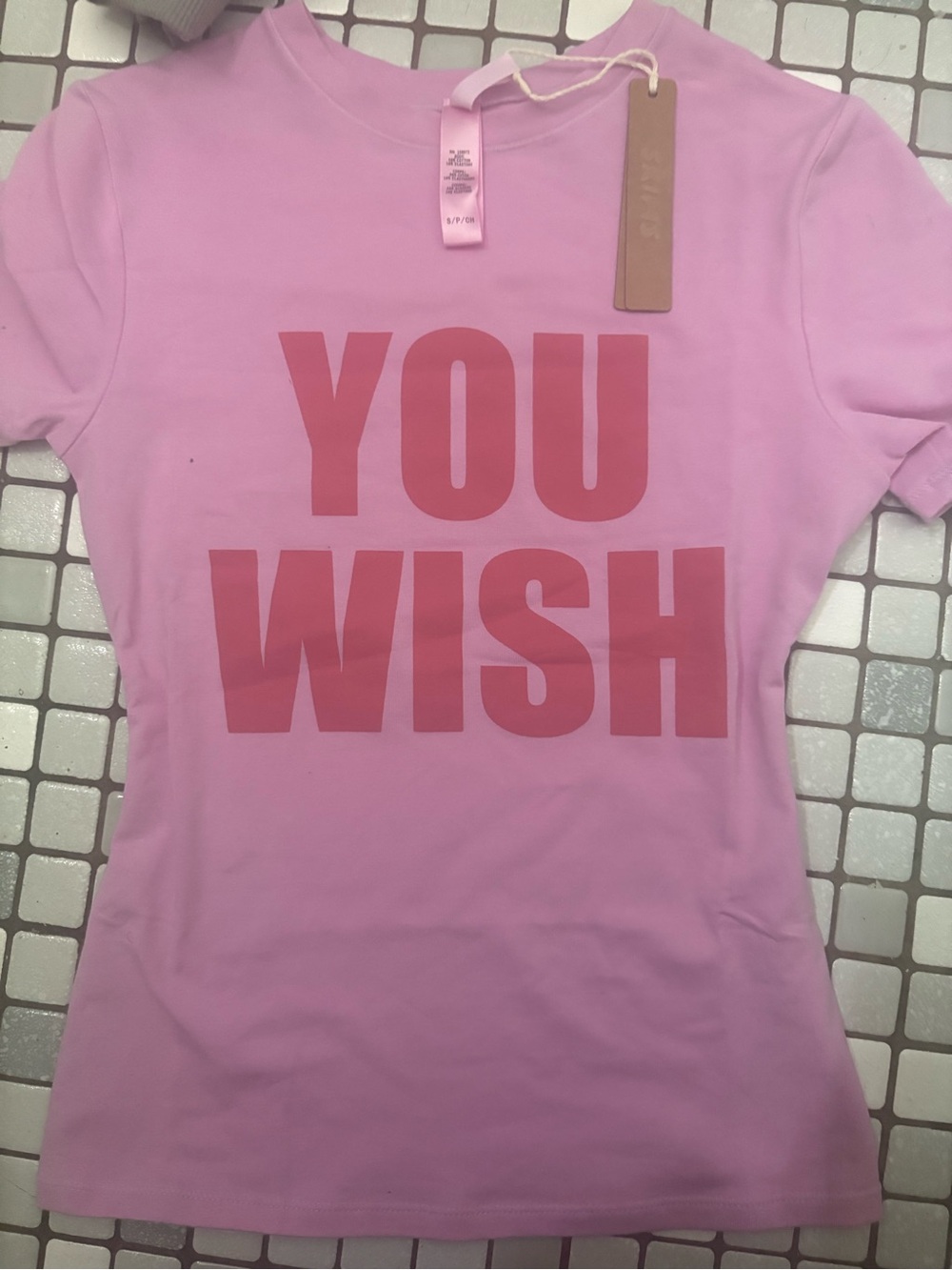 SKIMS 'YOU WISH' Short Sleeve Graphic Tee - Women